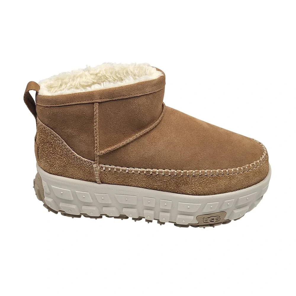 UGG Mens Venture Daze Ultra Mini Chestnut Winter Boots 1158200‎ Size 10